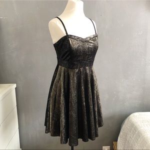 FREE PEOPLE Shattered Velvet Mini Dress - Sz M